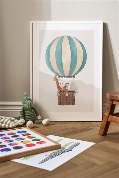 Плакат Путешествие на воздушном шаре 1154266001