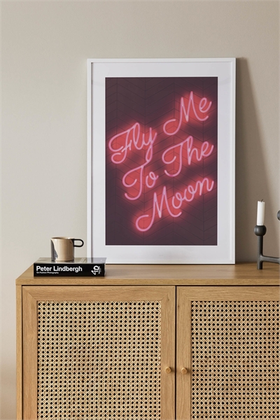 Неоновый плакат Fly Me 1201645001
