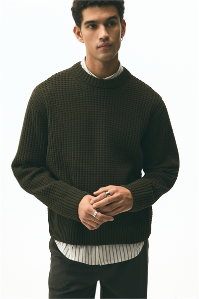 Джемпер из синели Regular Fit 1296604002