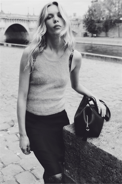 Топ на бретельках из мохеровой смеси 1300046001