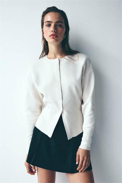 Кардиган из фактурной вязки 1304734002