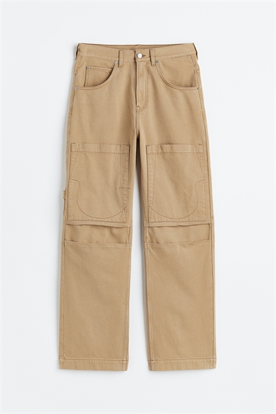 Утилитарные брюки из саржи 1122423001