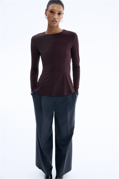 Топ с пеплумом 1306157002