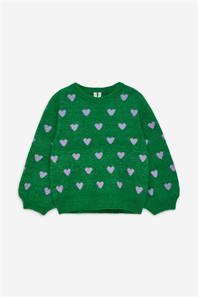 Вязаный джемпер с интарсией 1241959006