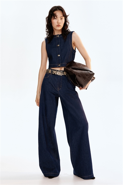 Джинсовая жилетка 1290161005