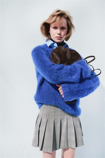 Плиссированная юбка мини 1306984002