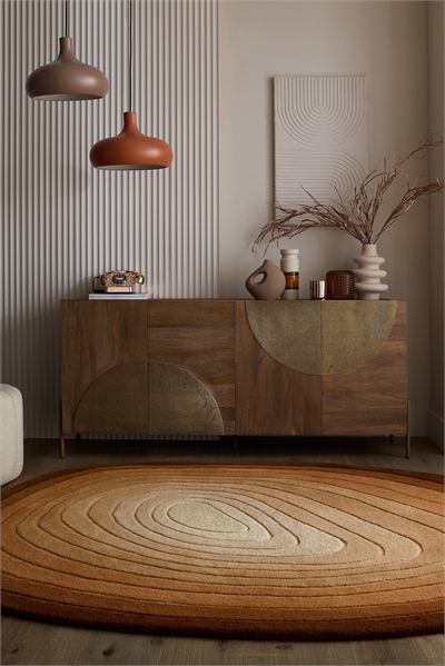 Шерстяной ковер Puddle Ombre Shaped 1308863001