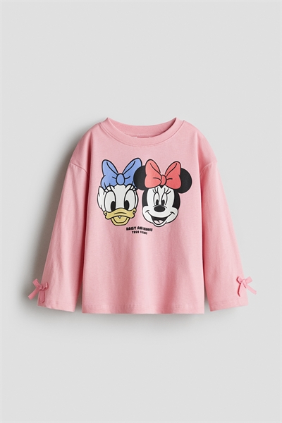 Принтованный топ с деталями в виде бантов 1325328004