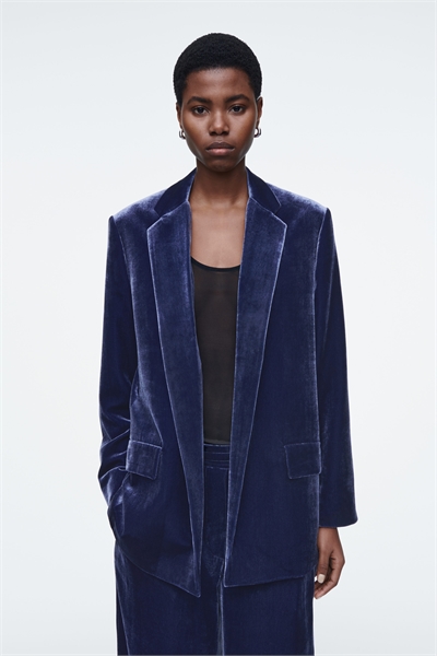 Бархатный блейзер из шелка 1234979002