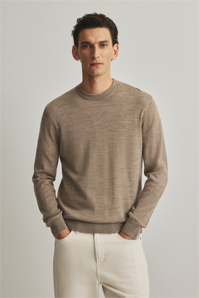 Джемпер Regular Fit из мериносовой шерсти артикул 1287985004