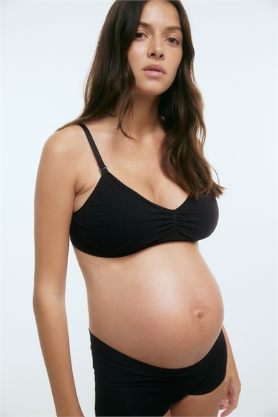 Бюстгальтер для кормящих MAMA Seamless Padded из хлопкового бленда 1294370002