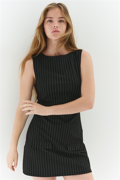 Платье из джерси без рукавов 1304288004