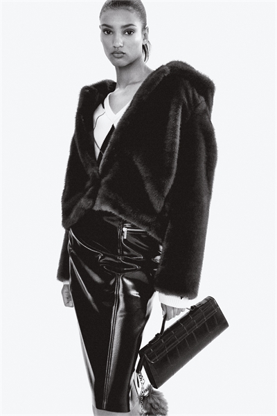 Юбка-карандаш с покрытием 1309580001