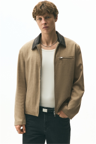 Куртка с воротником Regular Fit 1295907001