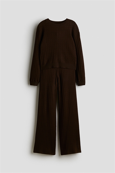 Комплект из 2 частей из кабельного трикотажа 1301902002