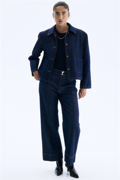 Куртка из саржи с воротником 1305540001