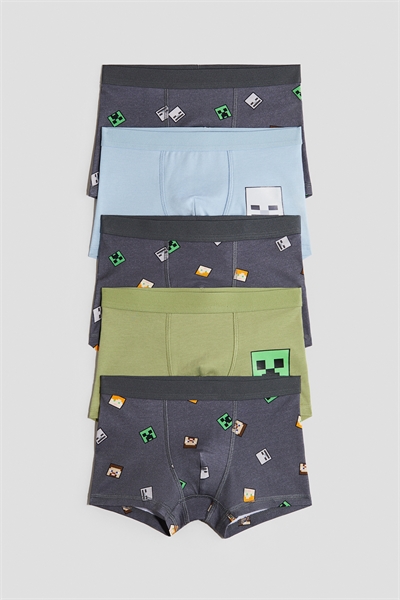 Трусы транки, 5 штук в наборе 1010215059