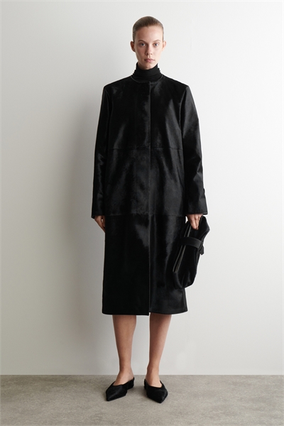 Заостренные мюли из шерсти пони 1312544001