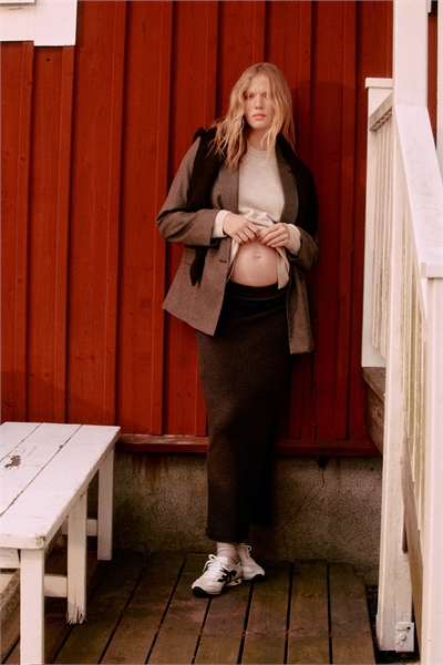 Трикотажная юбка MAMA 1084108011