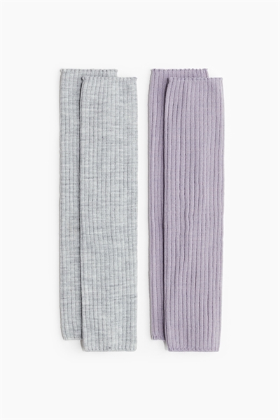 Гетры для ног из рифленого трикотажа 2 шт. 1181592004