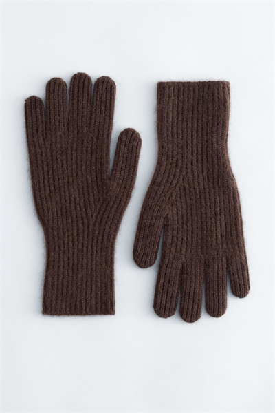 Ребристые кашемировые перчатки 1241778004