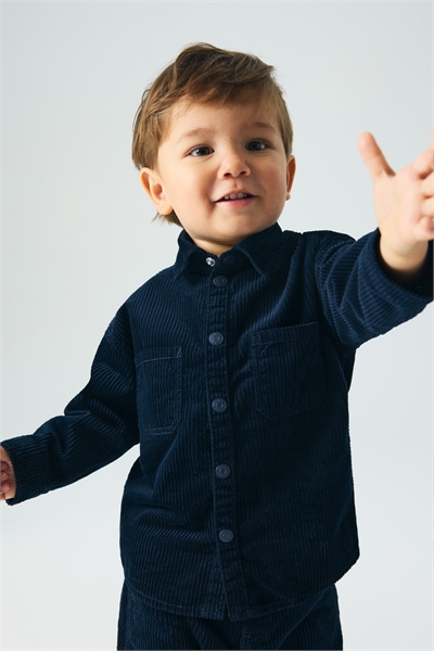 Рубашка из хлопкового вельвета 1242563004