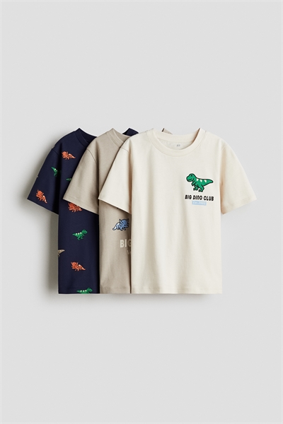 Футболки с принтом в упаковке из 3 штук 1250870018