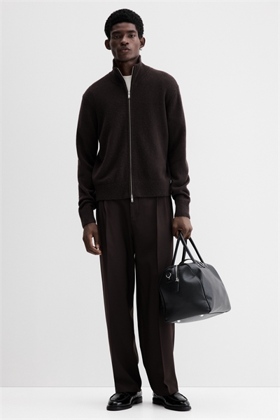 Шерстяной кардиган на молнии Regular Fit 1287993002