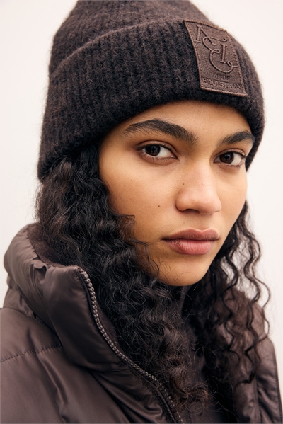 Ребристая вязаная манишка из смеси альпаки и шерсти 1294782003