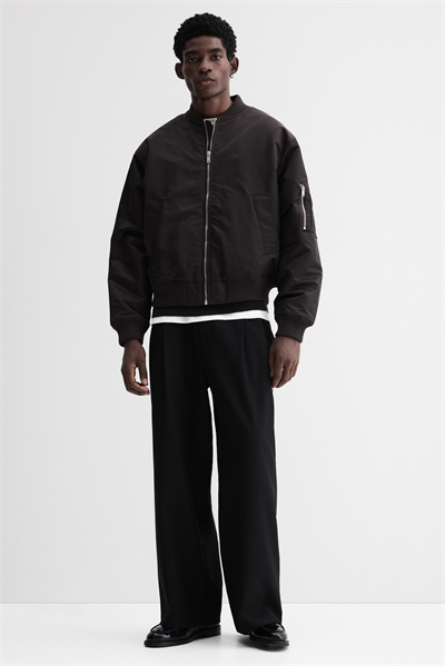 Нейлоновая куртка-бомбер 1295578003