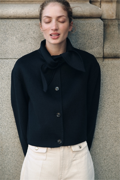 Жакет из шерстяной смеси ручной работы 1298425001