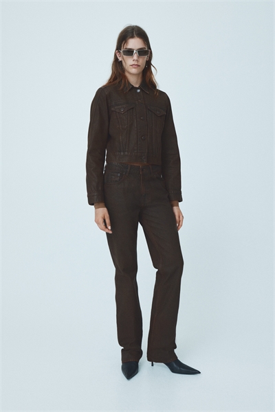 Джинсовая куртка с покрытием 1302127001