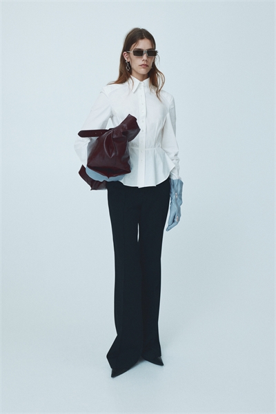 Рубашка с пеплумом 1302495001