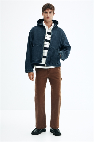 Джинсовая куртка с капюшоном Loose Fit 1305036001