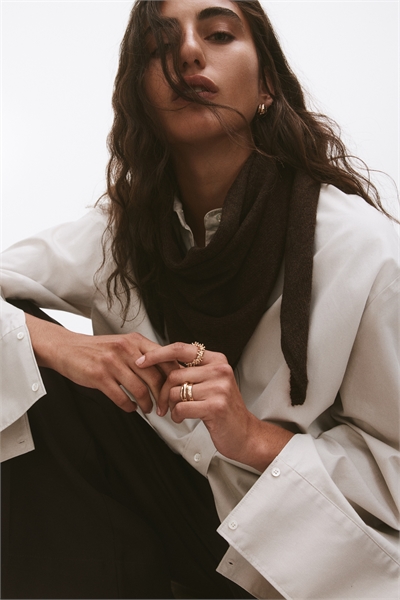 Шарф тонкой вязки 1308919002