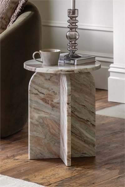 Мраморный приставной столик 1312756002