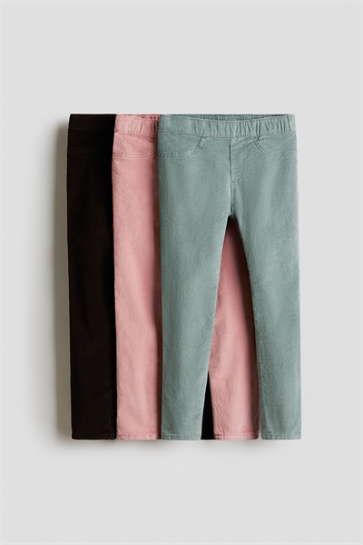 Вельветовые джеггинсы 3 шт. 1228539008