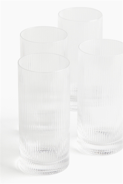 Рифленые бокалы для хайбола 4 шт. артикул 1306226001