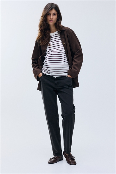 Прямые низкие джинсы MAMA Before & After 1244130008