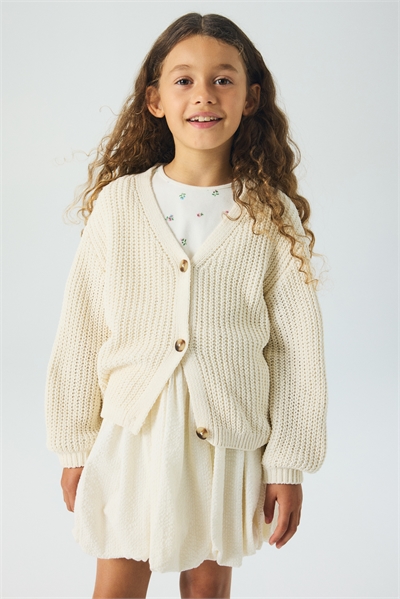 Кардиган из синельной вязки 1295608001