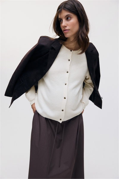 Кардиган MAMA из тонкого трикотажа 1241143005