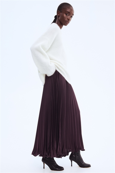 Плиссированная юбка макси 1298626004