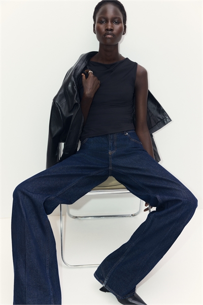 Топ из микрофибры с вырезом-лодочкой 1294518001