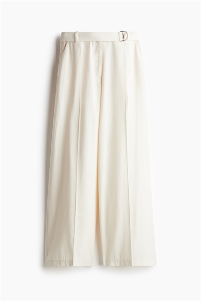 Широкие брюки с поясом 1237237004