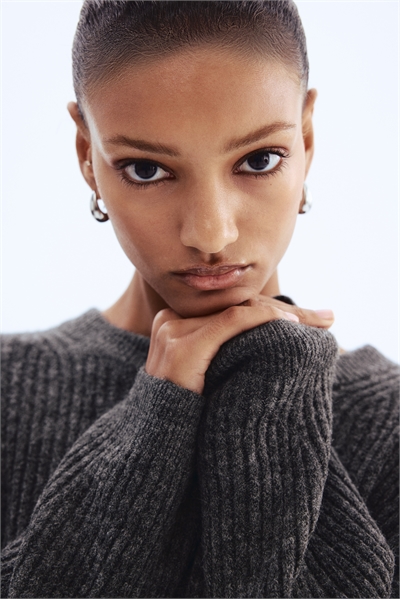 Джемпер в рубчик 1293287002