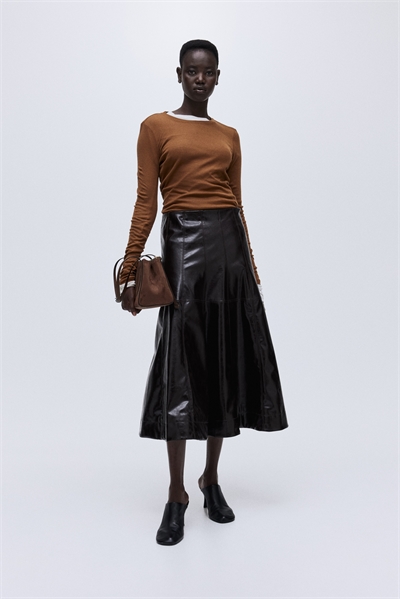 Топ из хлопкового джерси пима 1263426012