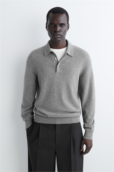 Рубашка-поло из чистого кашемира 1181316009