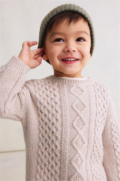 Вязаный джемпер из шерстяного бленда 1303148001