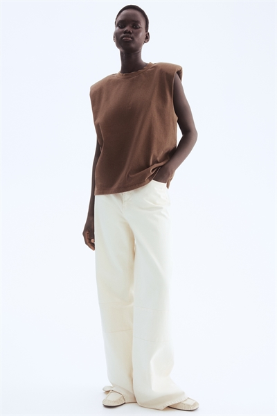 Топ с подплечниками 1305355002