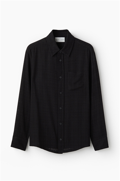 Рубашка с текстурированным плетением 1254806001